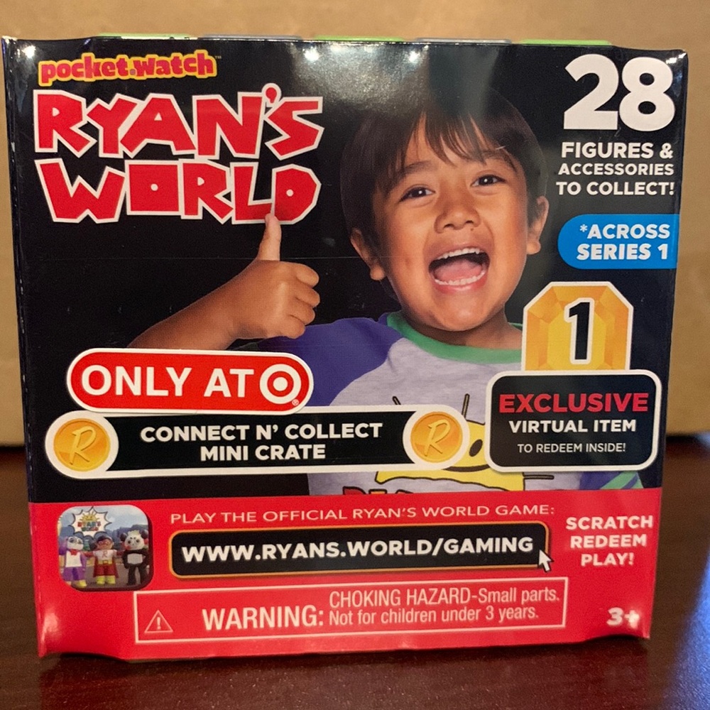 Brand new Ryan’s worlds mini crates